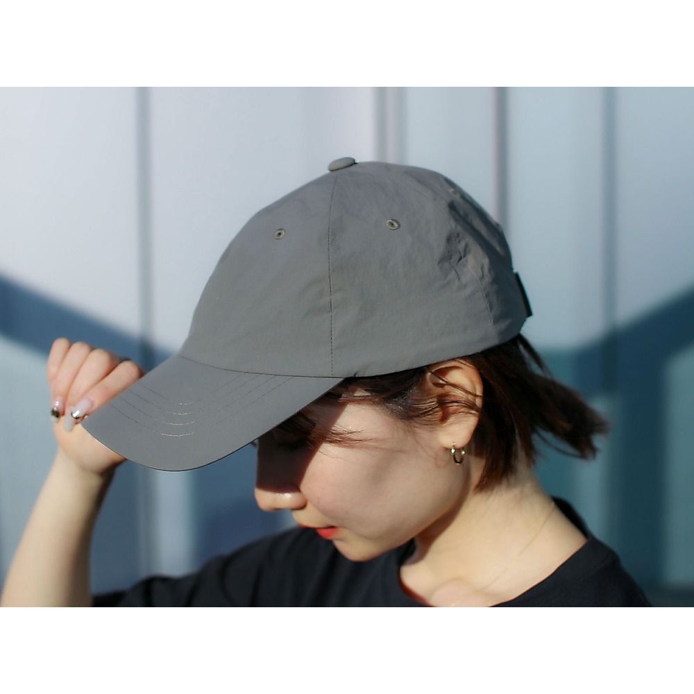 Nylon Tussah Cap 2 GREY