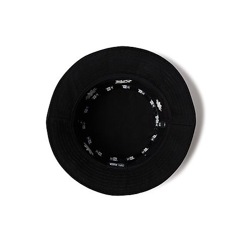 BUCKET01 FLOWER EMB NE1920 BLK