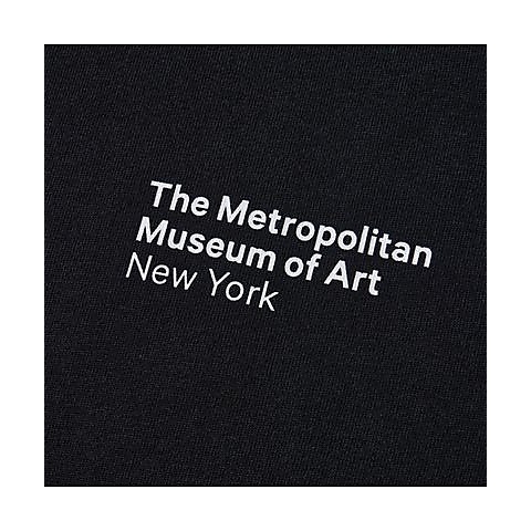 SS OS CT TEE THE MET BACK LOGO BLK