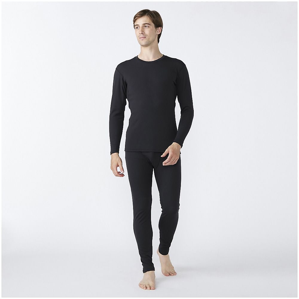 プレミアホットインナー　ブレスサーモ　中厚 for Active クルー長袖M