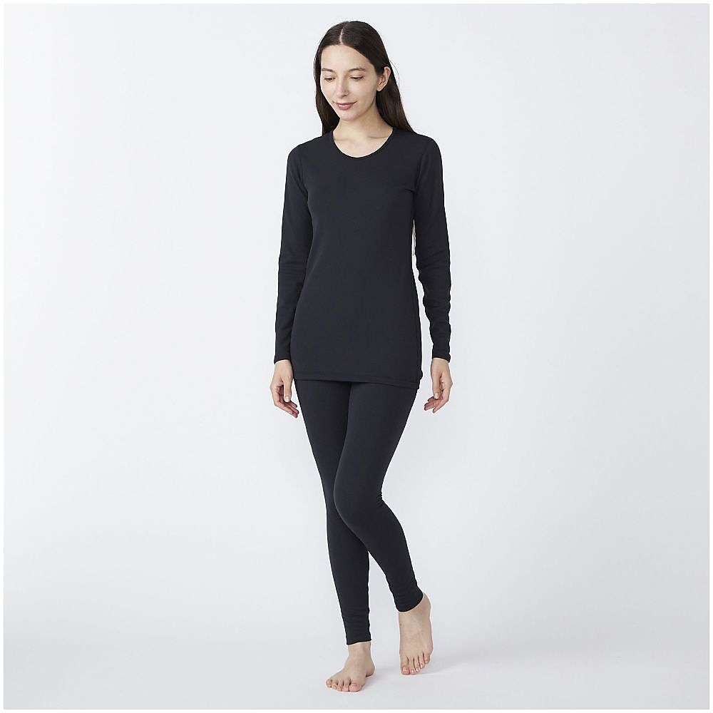 プレミアホットインナー　ブレスサーモ　中厚 for Daily クルー長袖W