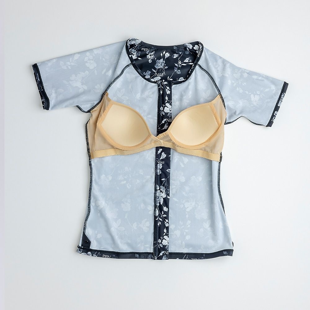 ナイキ FA25 総柄ジップ付き半袖セパレーツ