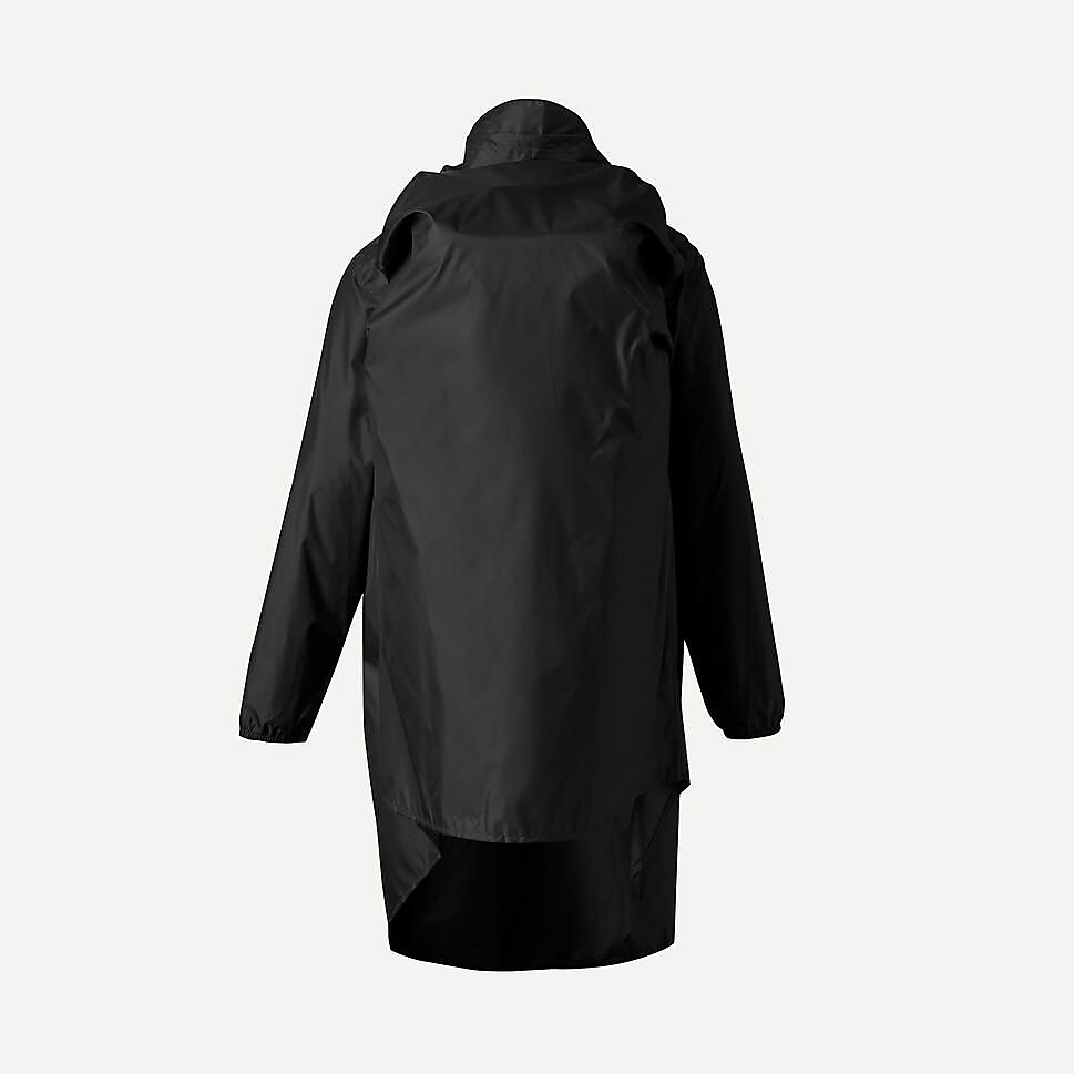 ハイキングレインポンチョ　BLK