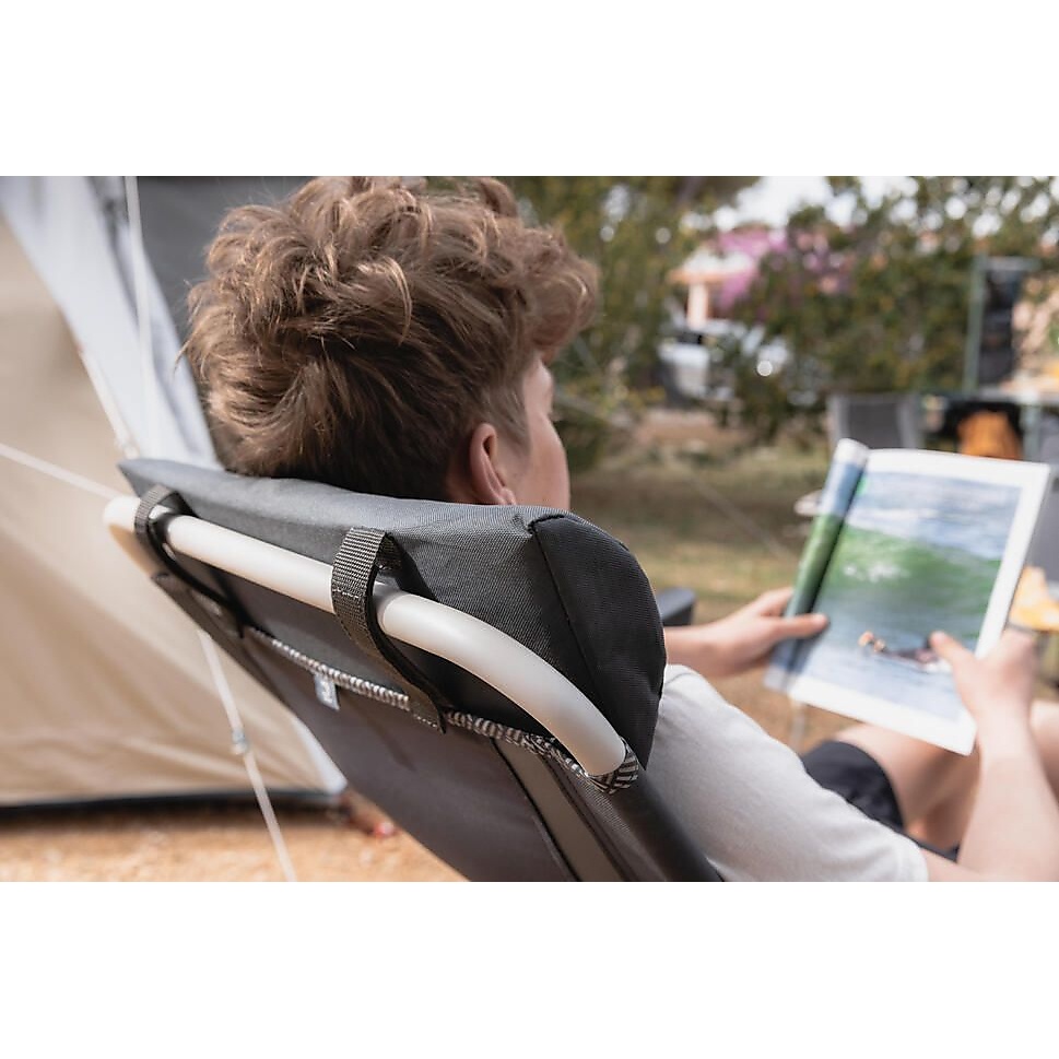 折りたたみリクライニングチェアGRY