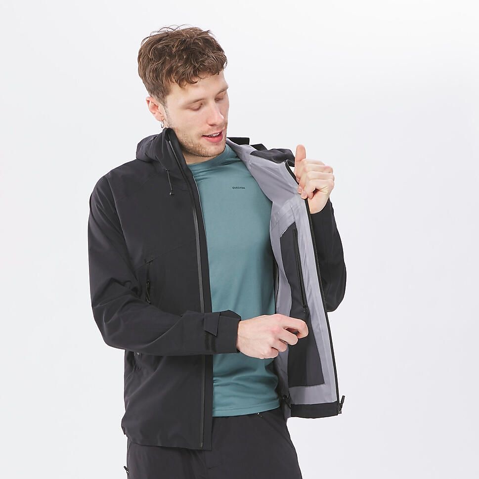 MENSトレッキング防水ジャケット BK