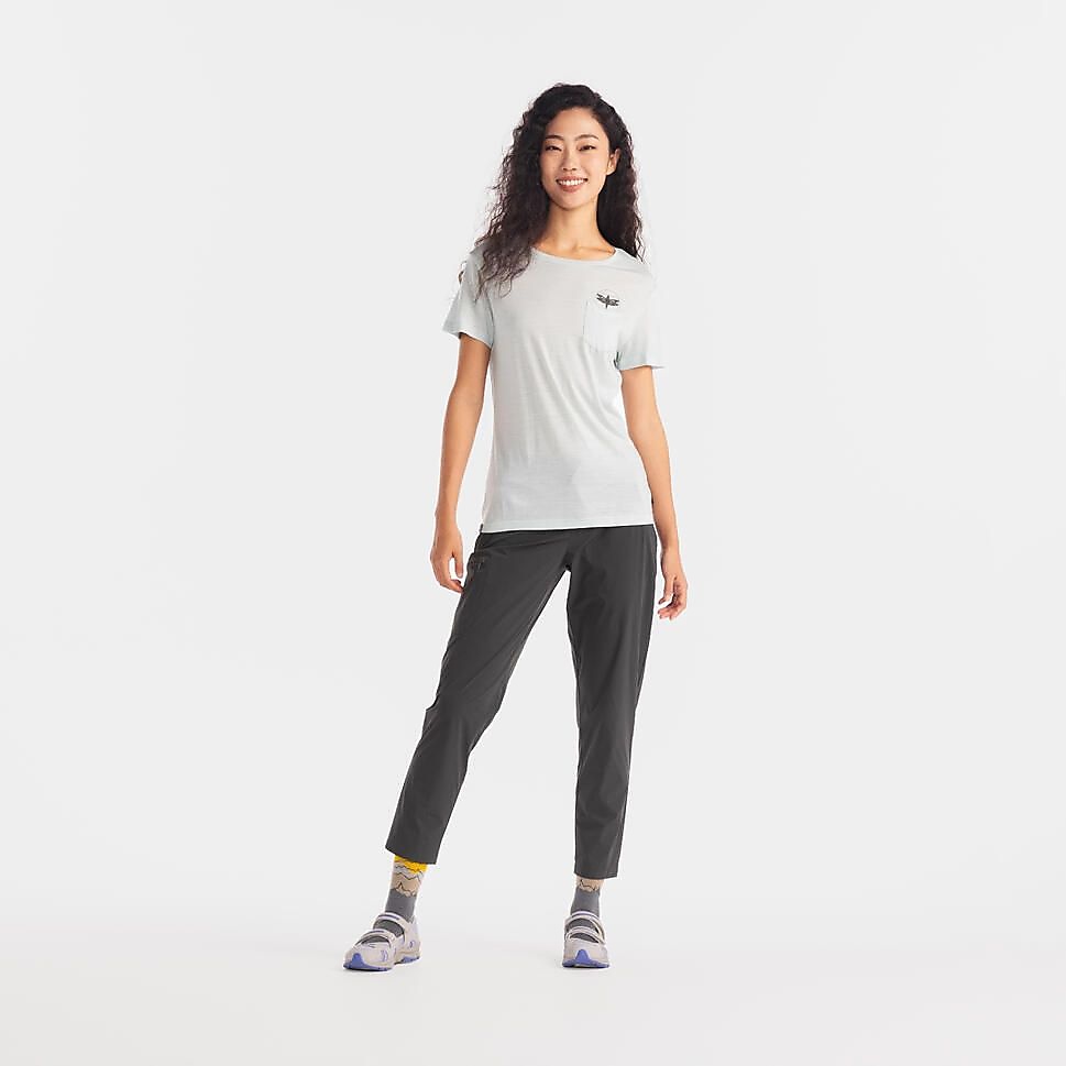 WOMENSトレッキング ウールTシャツP