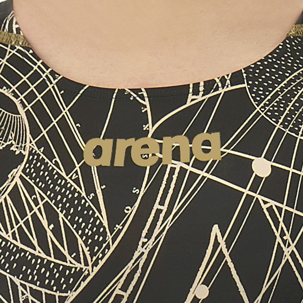 レーシングワンピーススパッツ(オープンバック・ハーフレッグ)