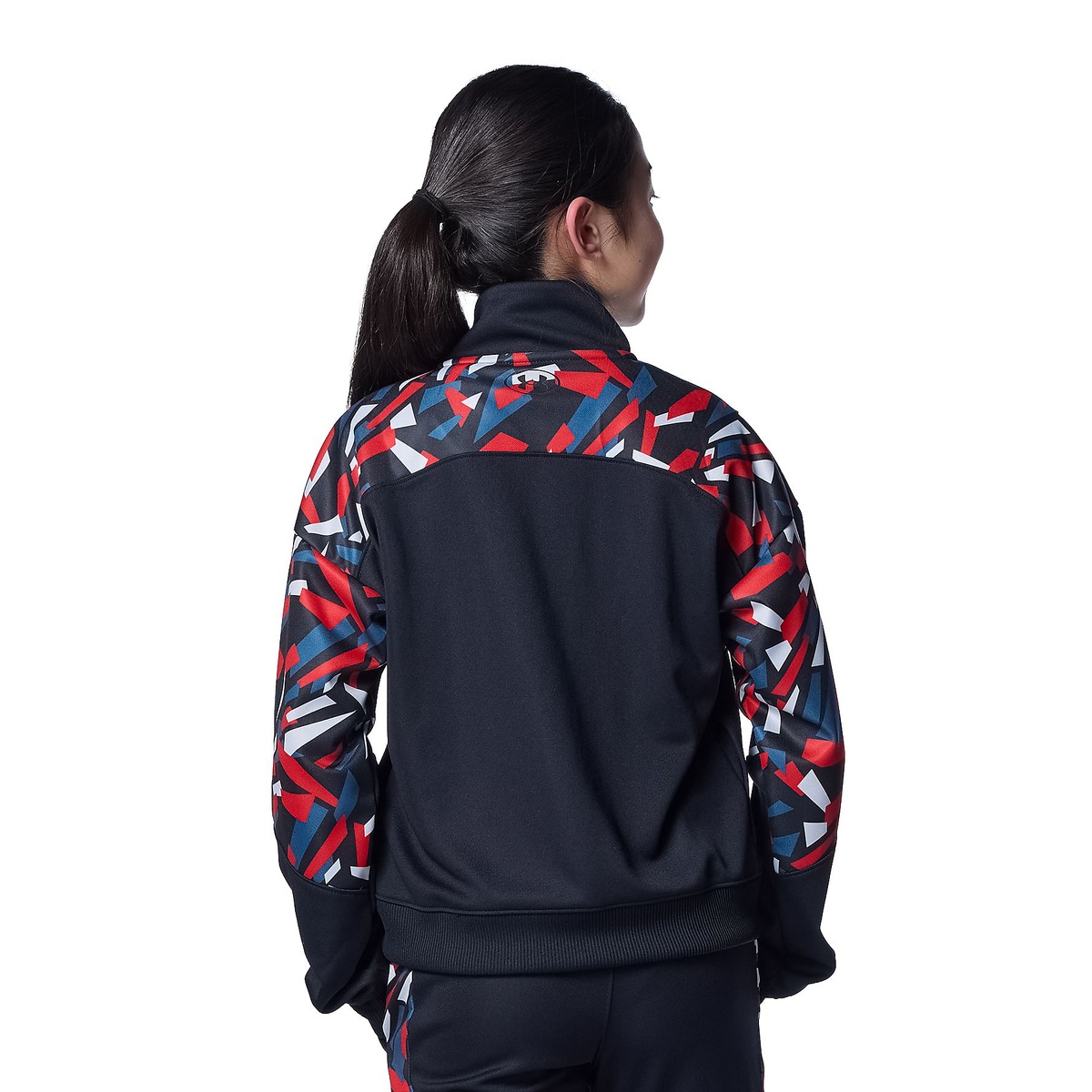 UA PRINT BLOCK TRACK JACKET