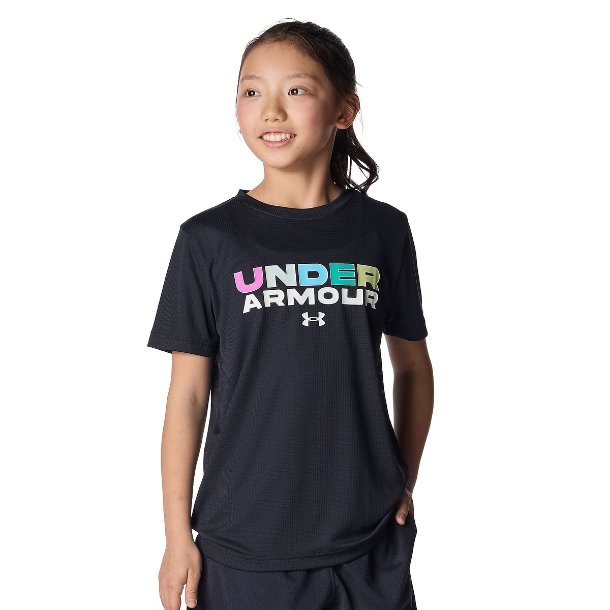 UA SPEED STRIDE BRANDED LOGO SHORT SLEEVE T-SHIRT