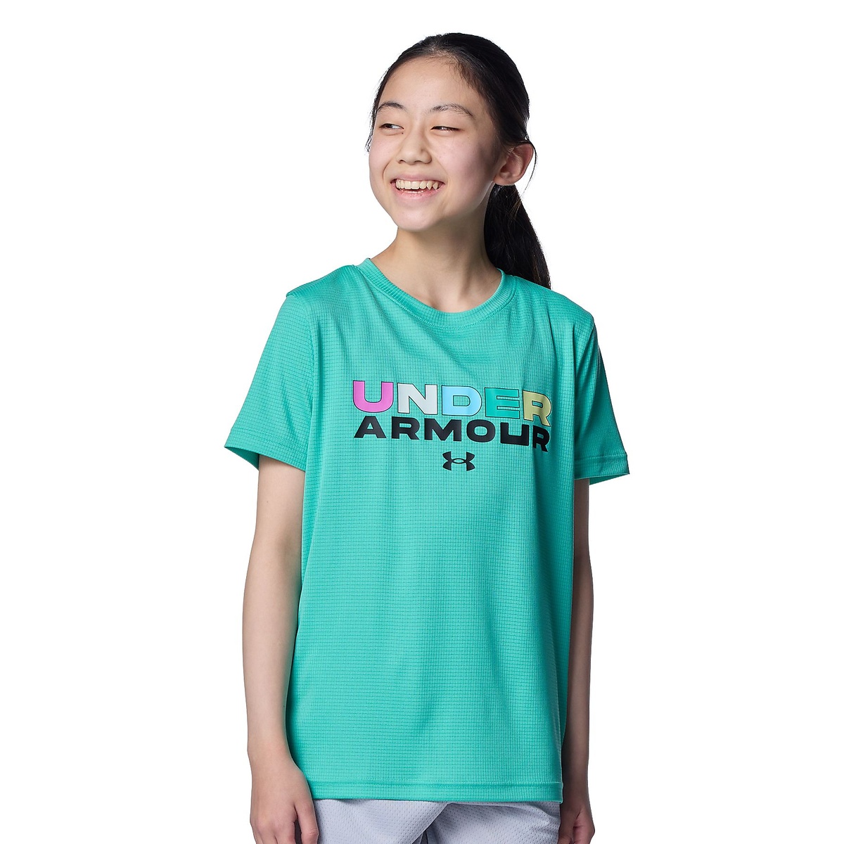 UA SPEED STRIDE BRANDED LOGO SHORT SLEEVE T-SHIRT