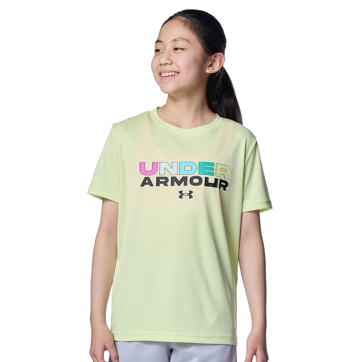 UA SPEED STRIDE BRANDED LOGO SHORT SLEEVE T-SHIRT