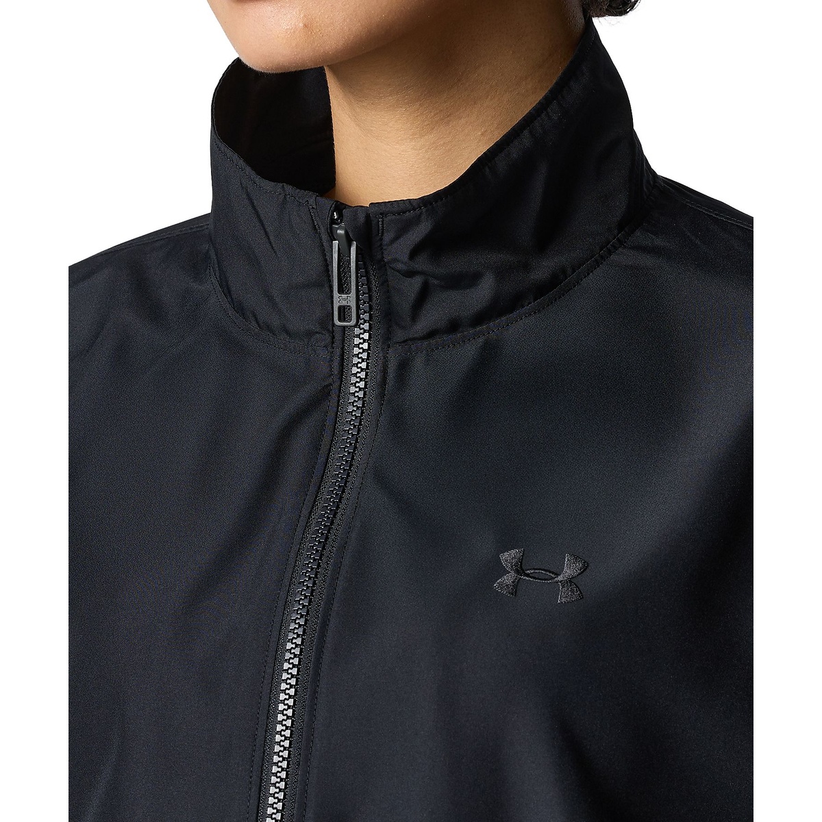 UA MESH LINER WOVEN PRINT FULL-ZIP JACKET