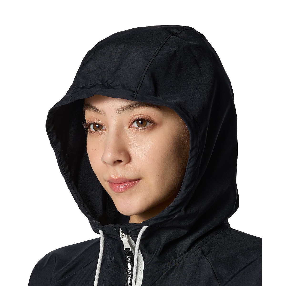 UA NO LINER WOVEN FULL-ZIP HOODIE