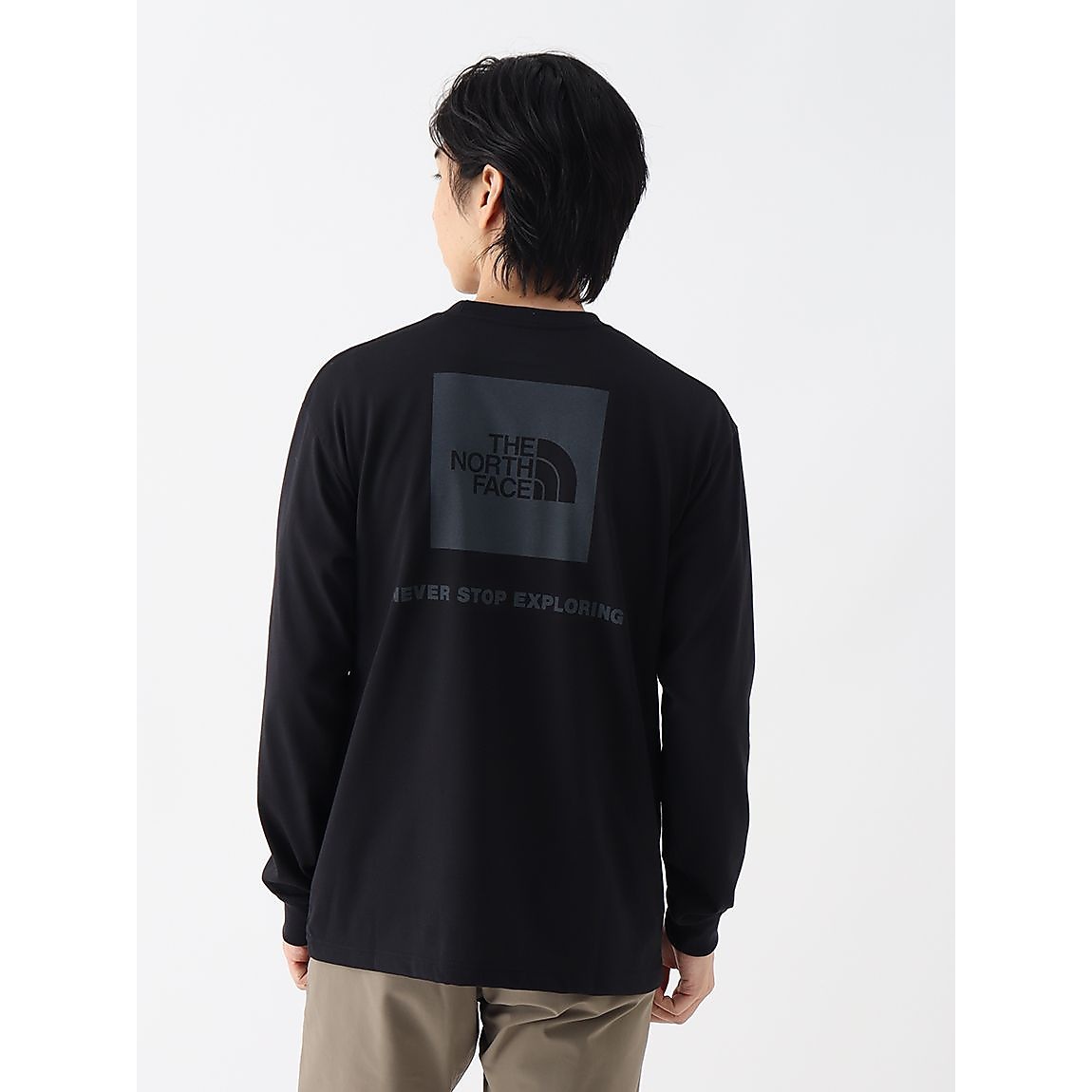 L/S BACK SQ LOGO T(L/SバックスクエアロゴT)