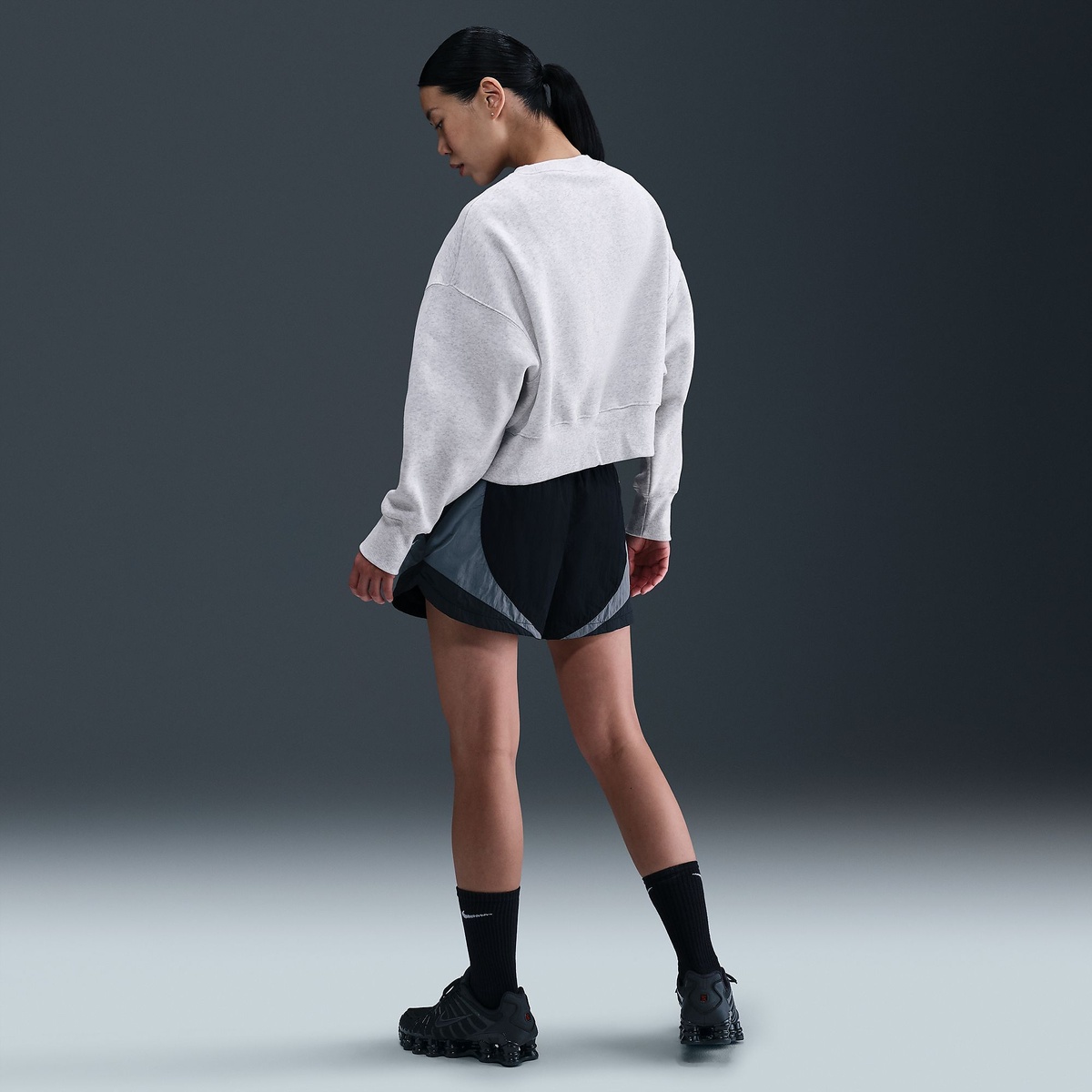 ナイキ ウィメンズ NSW フェニックス フリース L/S クルー OOS