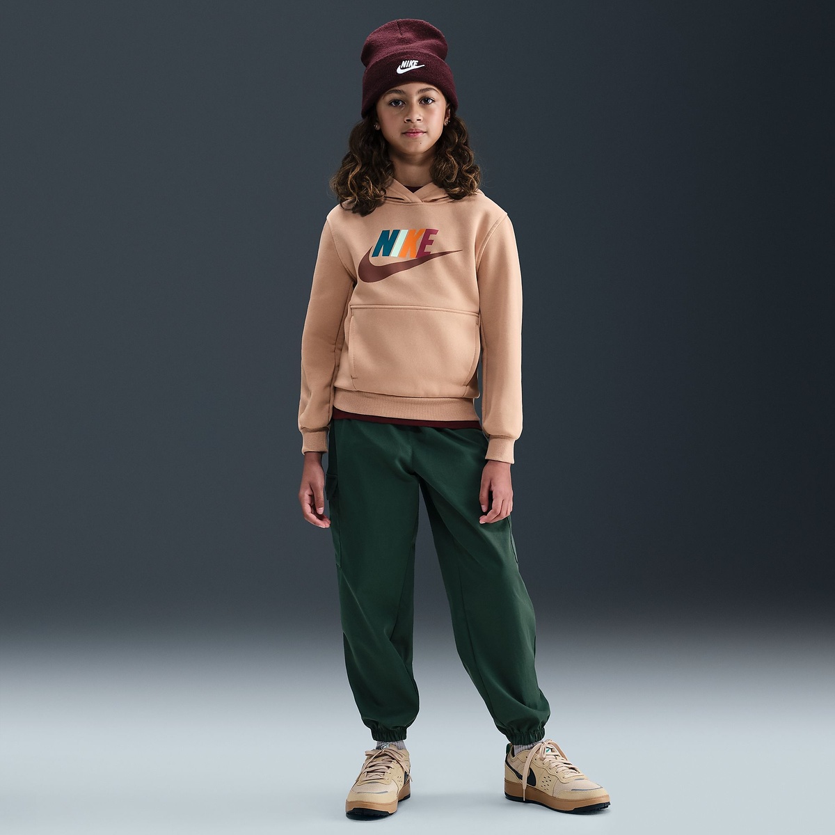 ナイキ YTH NSW クラブ フリース ハイブリッド L/S フーディ