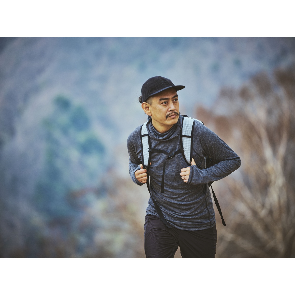 OR　トレイルミックスキャップ　BLCK