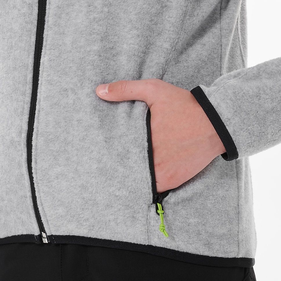 QUECHUAキッズフリースジャケットMH100 GRY