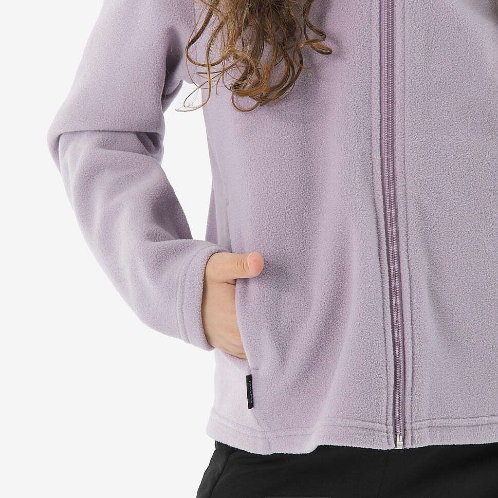 QUECHUAキッズフリースジャケットMH100 PPL