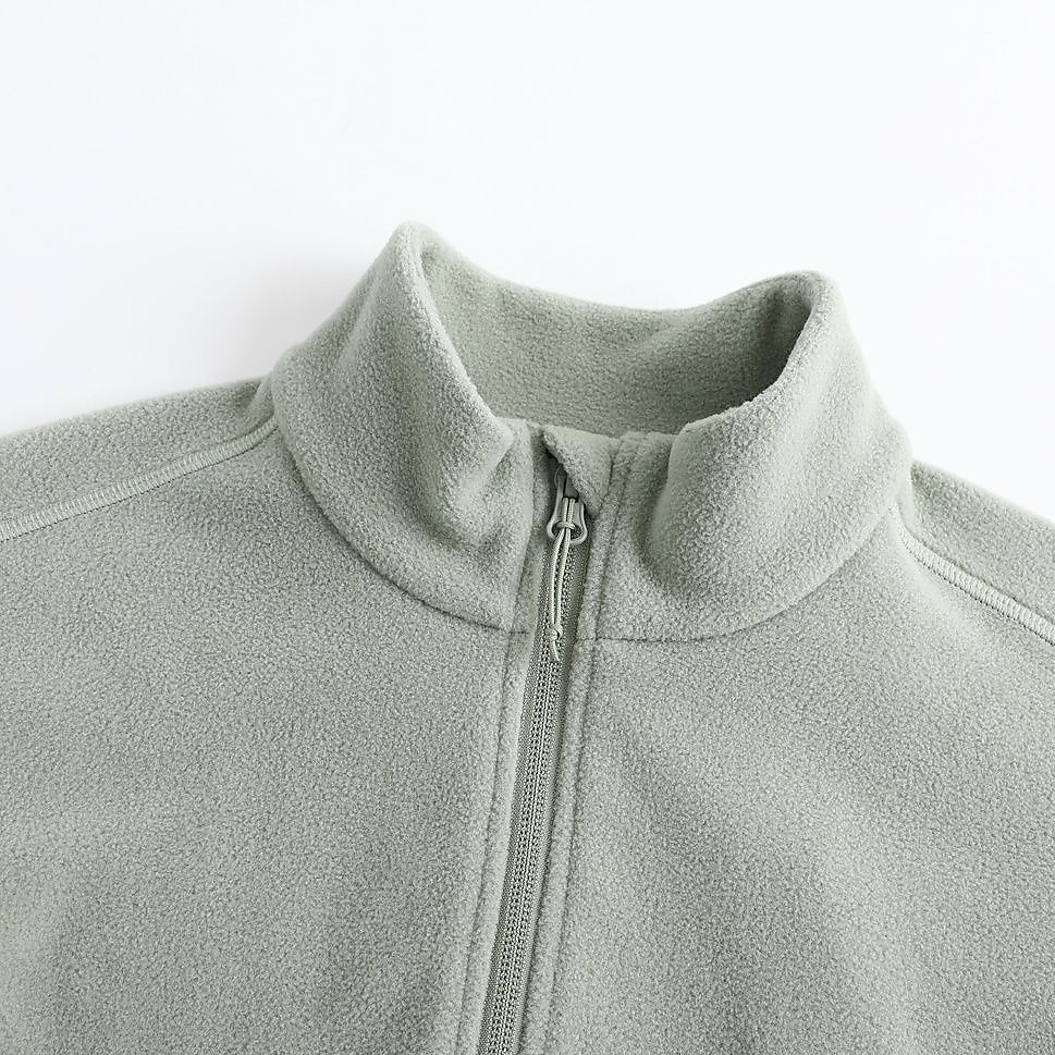 QUECHUAレディースフリースジャケットMH100 GRN