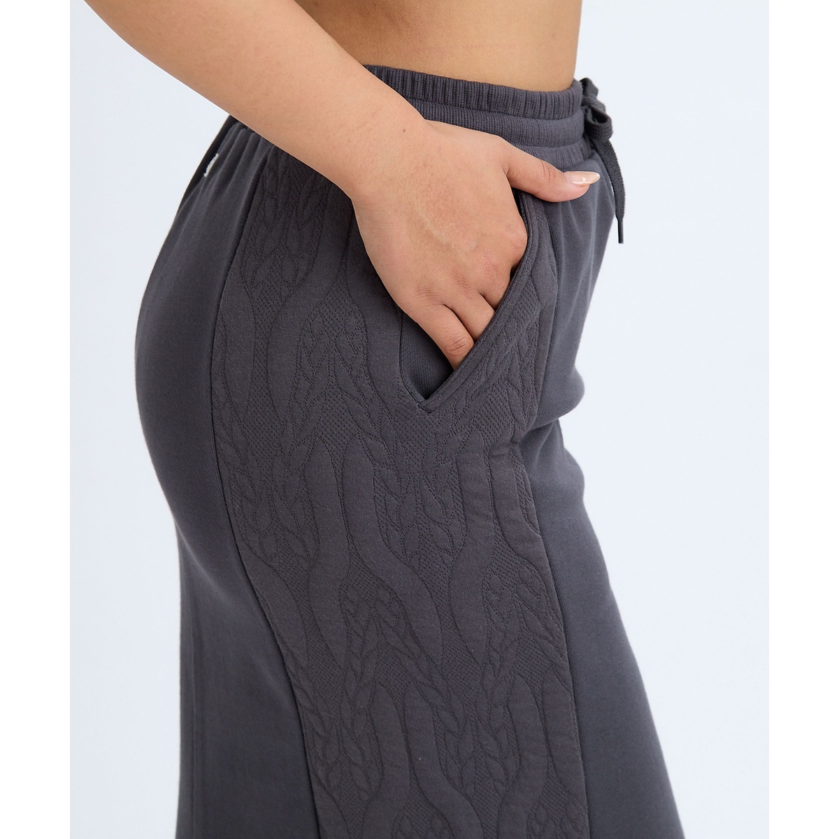 QUILT MIX LONG SKIRT