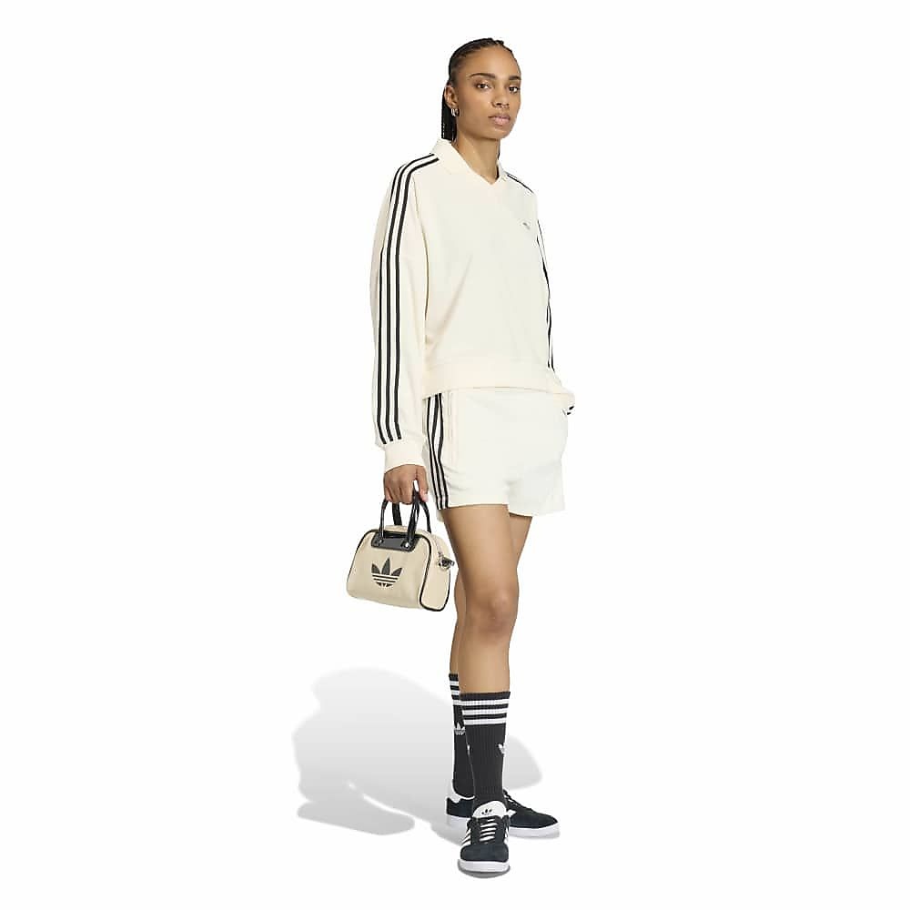 TERRY TOWEL V NECK LONG SLEEVES