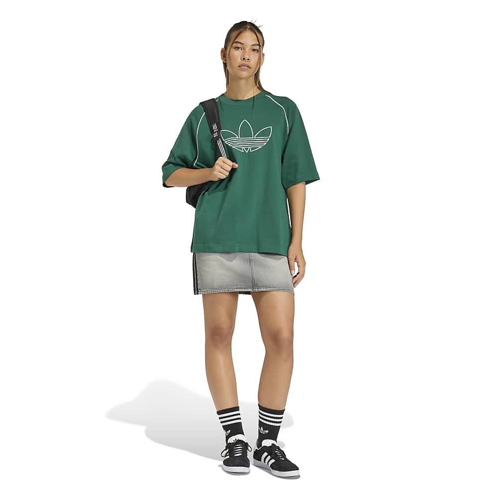 3 STRIPES SKIRT DENIM