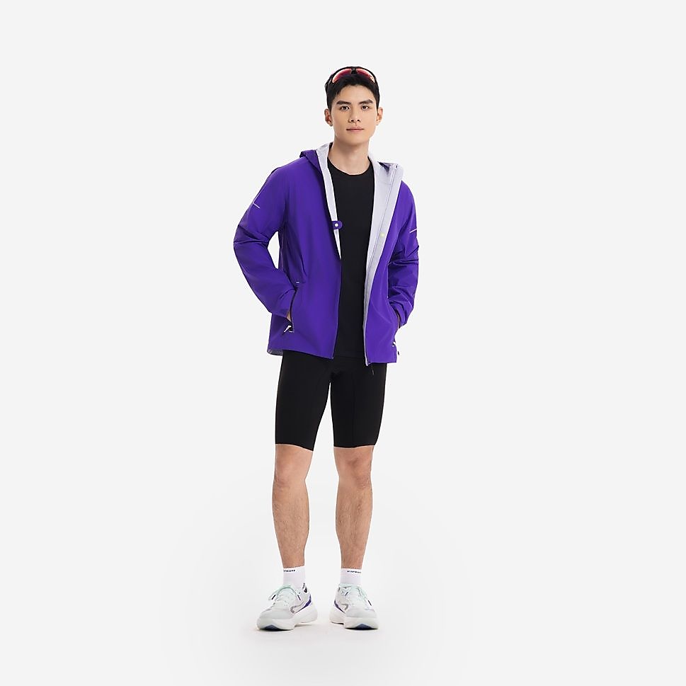 KIPRUNメンズ透湿性防水ジャケットRUN900 PPL