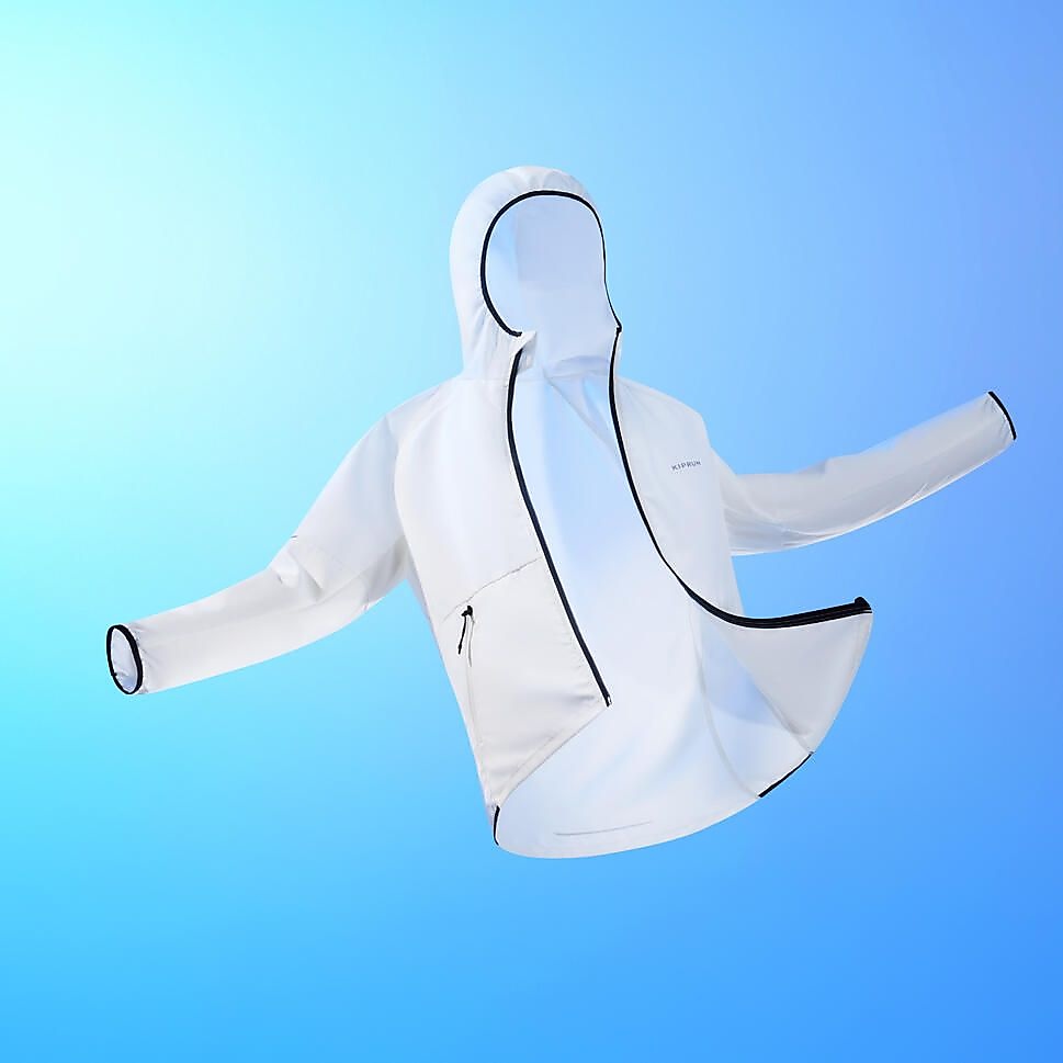 KIPRUNメンズ ウィンドブレーカーRUN100 WHT