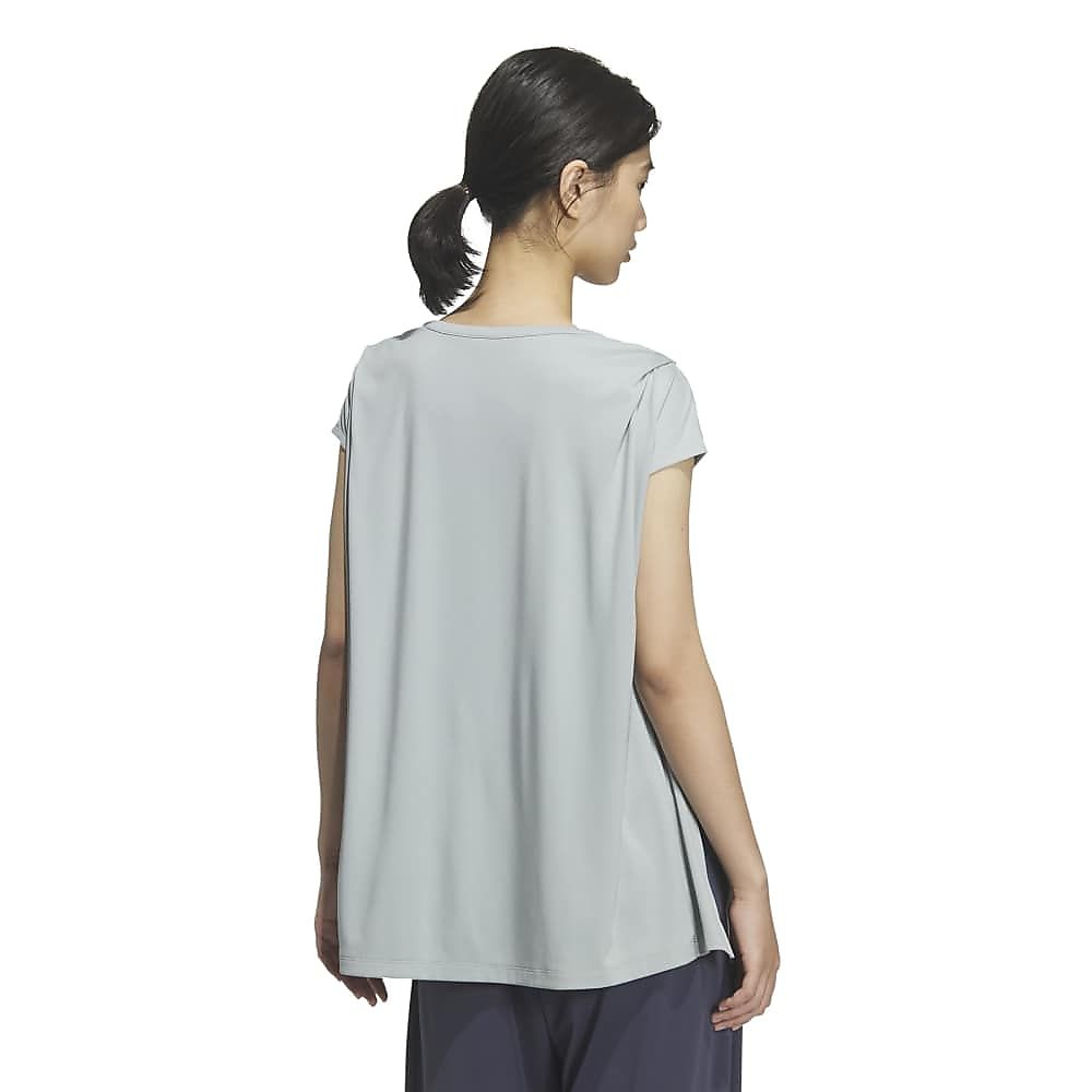 W LUX BLK KN フレンチスリーブTシャツ