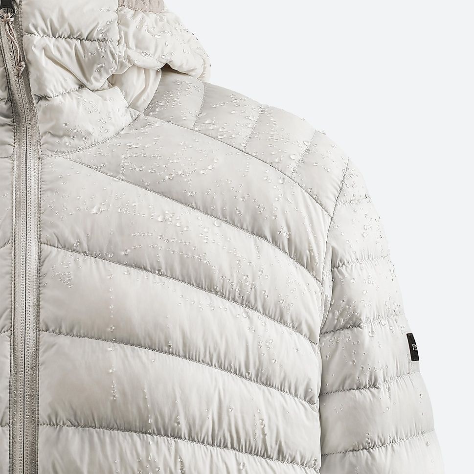 FORCLAZメンズダウンジャケット フード付きTREK100 BEG