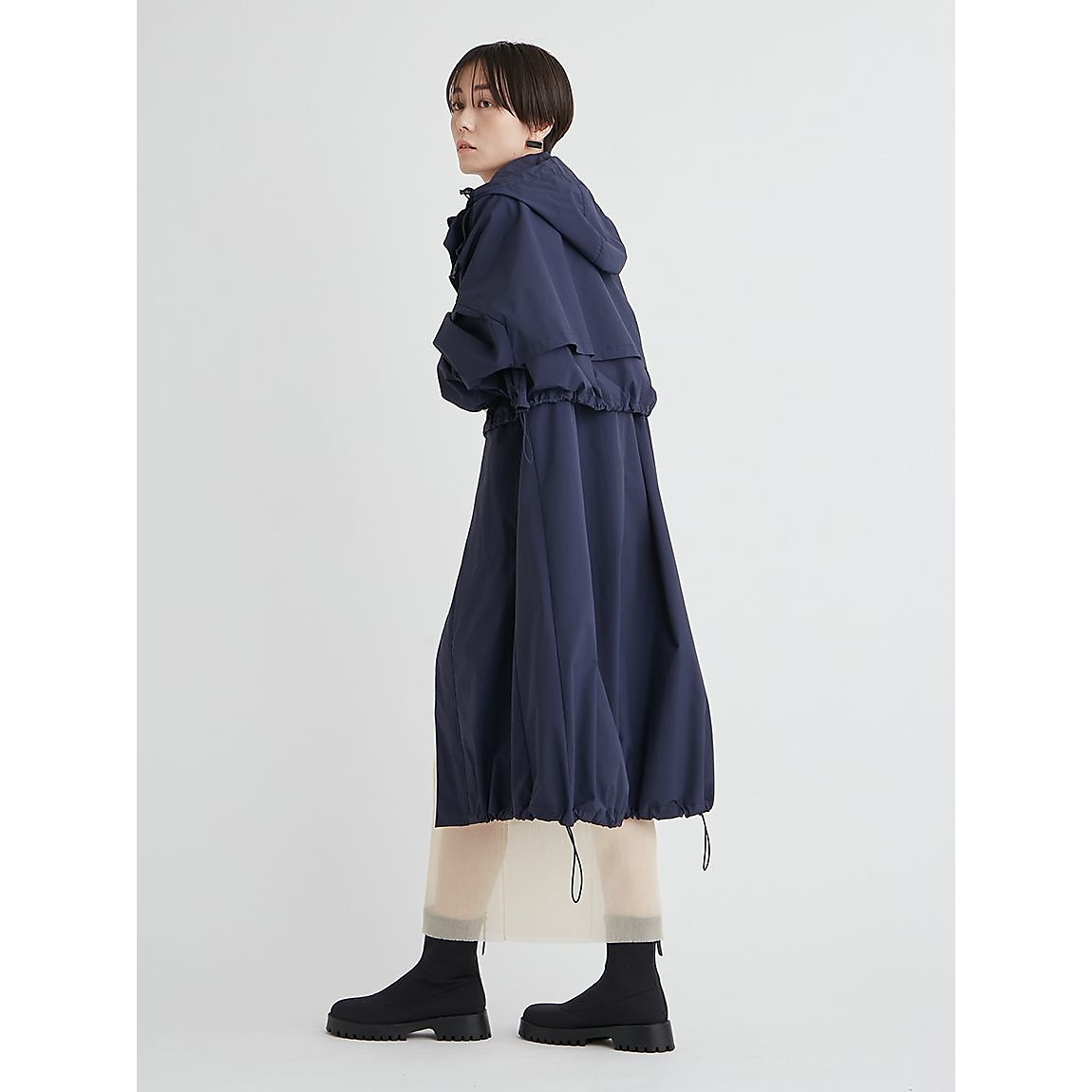 3wayレイヤードecoレインコート