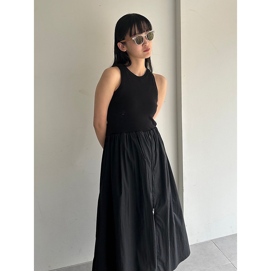 アメスリニットドッキングワンピース