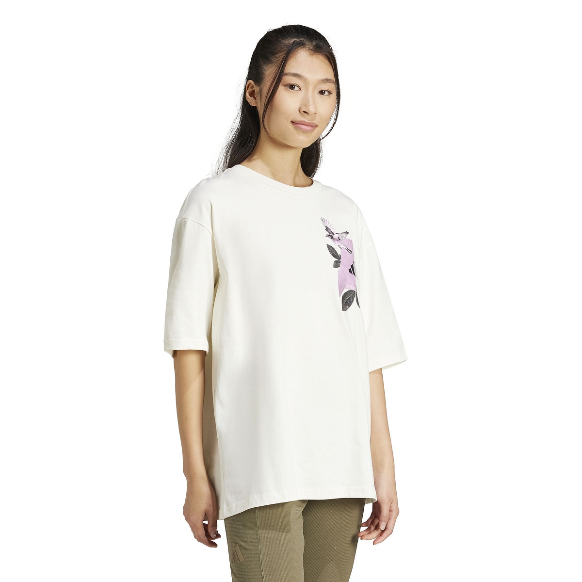 W LEAF グラフィック Tシャツ