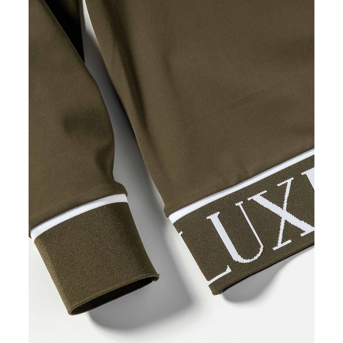 HEM LOGO MOCK NECK LONG T-SHIRT