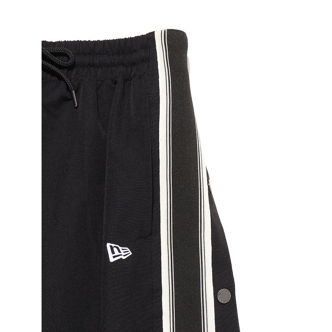 PAB STRETCH NYLON SIDE SNAP PT BLK