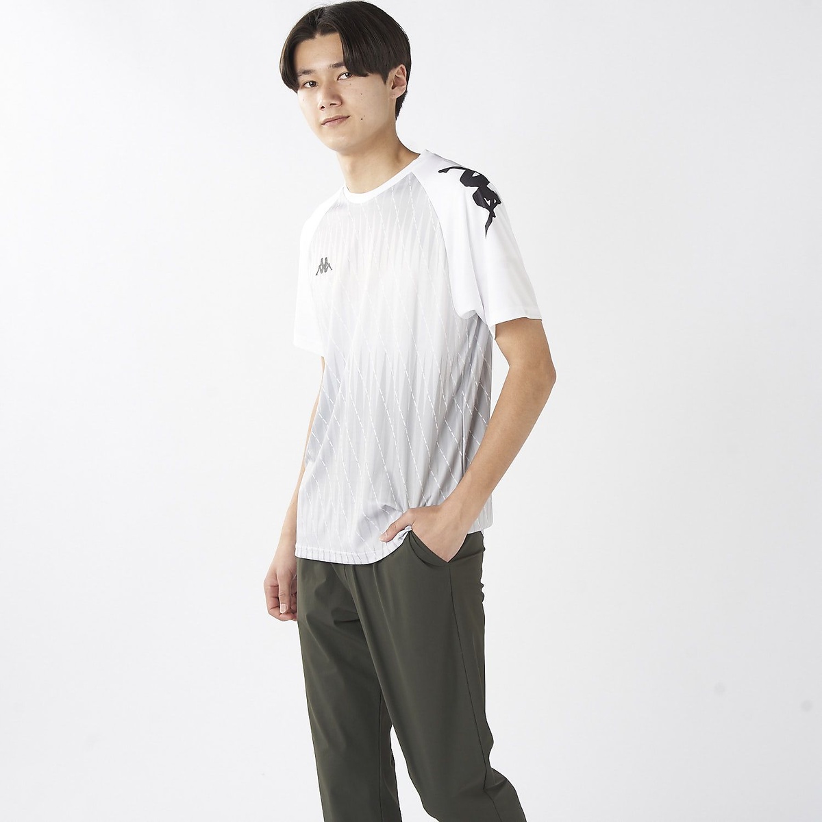 Kappa 半袖シャドー柄シャツ