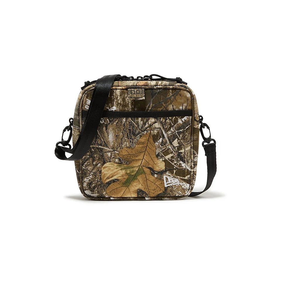 SQUARE SHOULDER POUCH REAL TREE