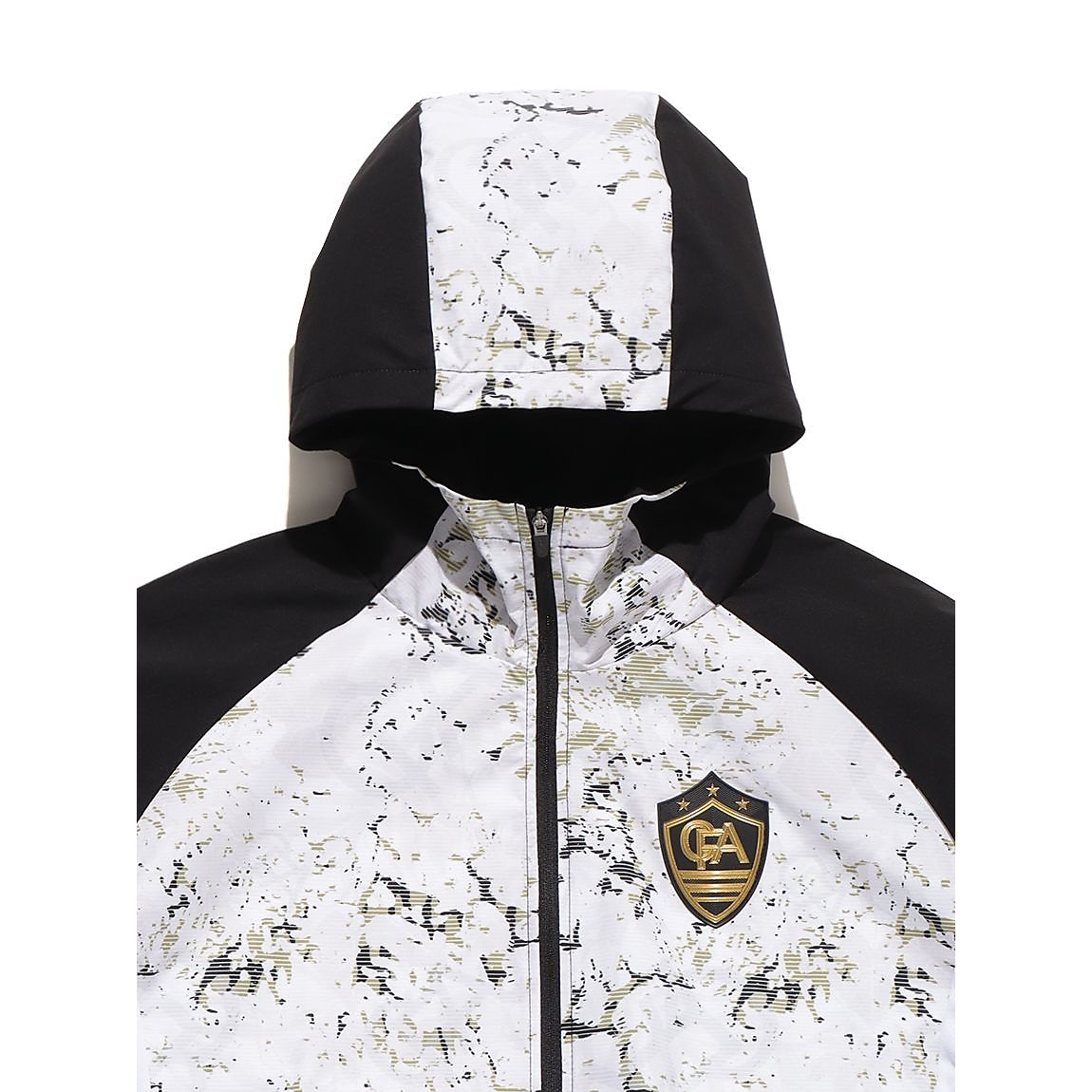 FCA ストレッチトレーニングジャケットWHT MIX