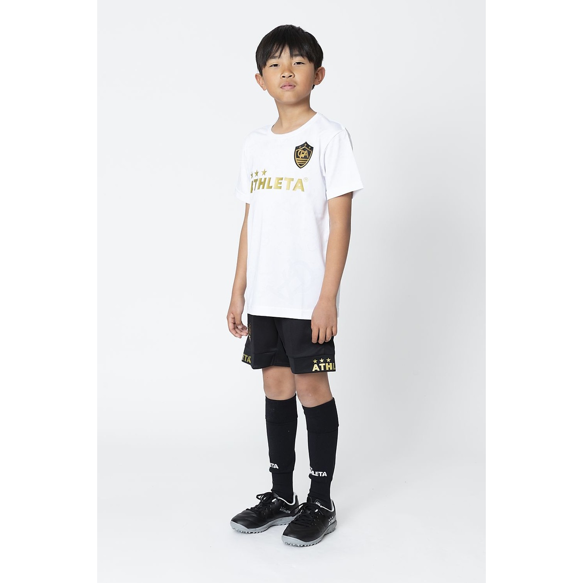 FCA ジャガードプラTシャツ JrWHT