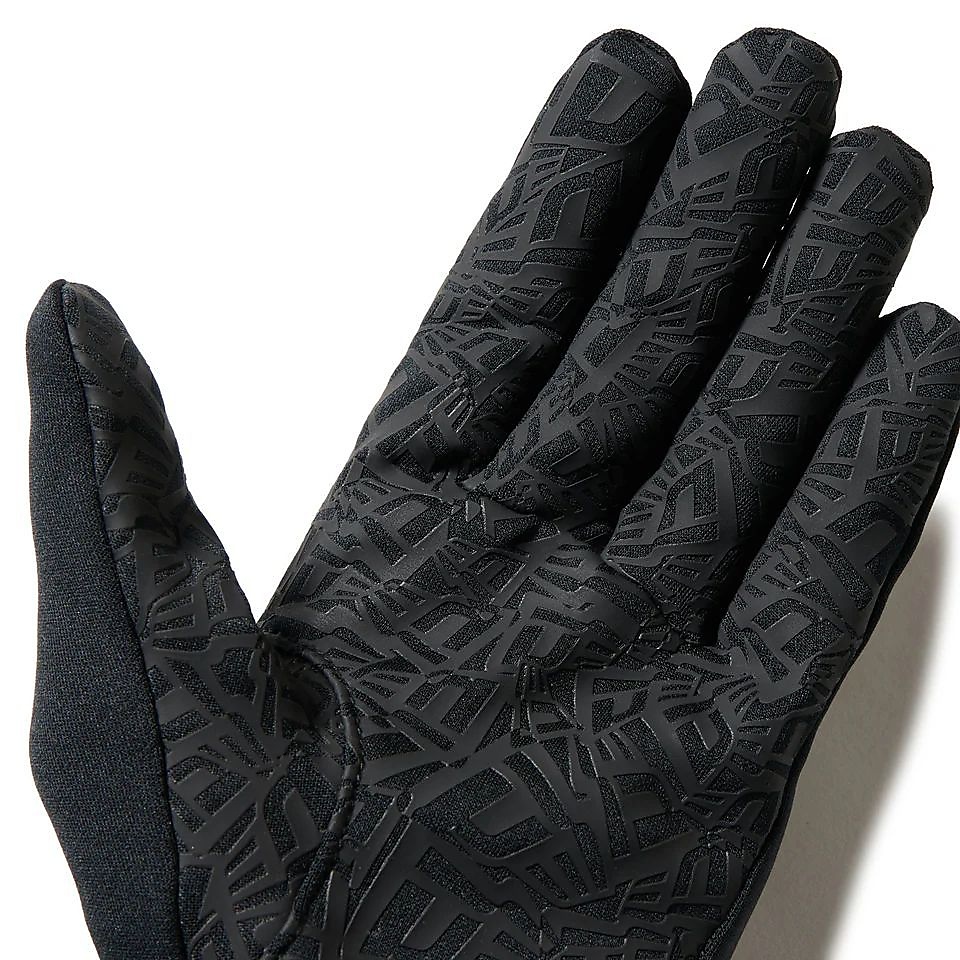 GLOVES E TOUCH BLK WHI 253