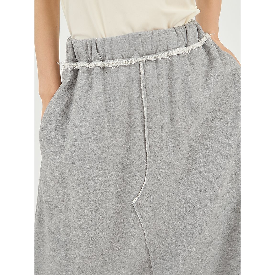 スウェットマキシスカート