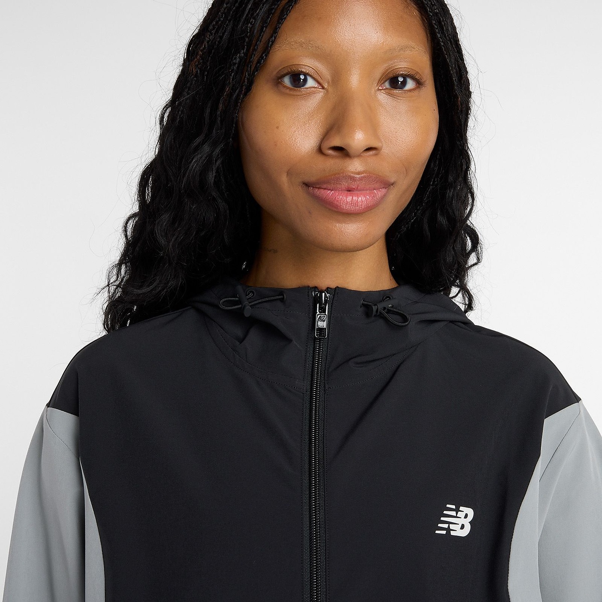 ウーブンフーデッドジャケット