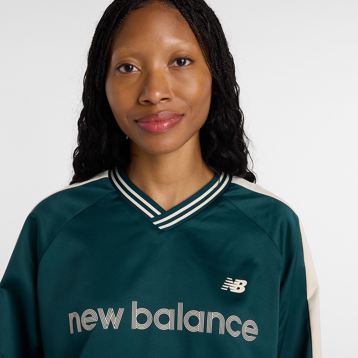 サテンウーブンプルオーバー