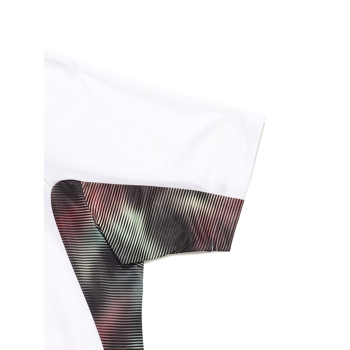 SLANT BLOCKING MESH SS TEE 13.0