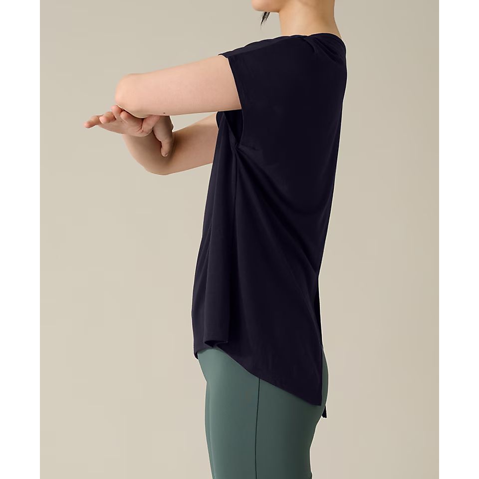 Real Stone フレンチスリーブトップ NV