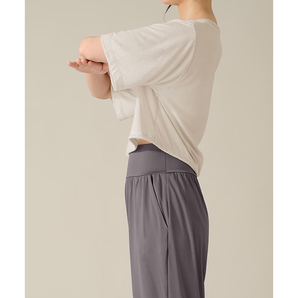 Real Stone ハーフスリーブトップ  SAND