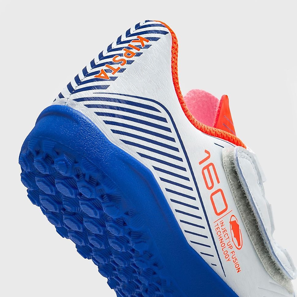 Decathlon キッズ サッカースパイク 面ファスナー 160 Easy Turf GRY