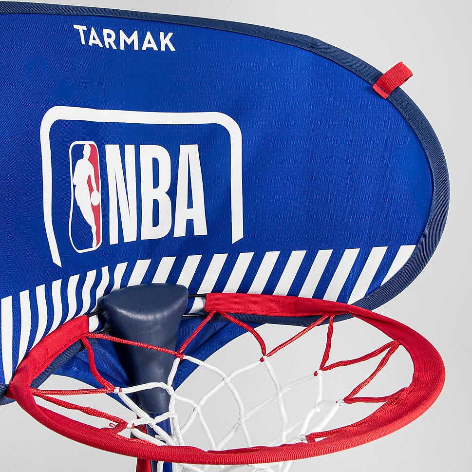 Decathlonキッズバスケットボールフープ NBA 500 Easy RED BLU WHT