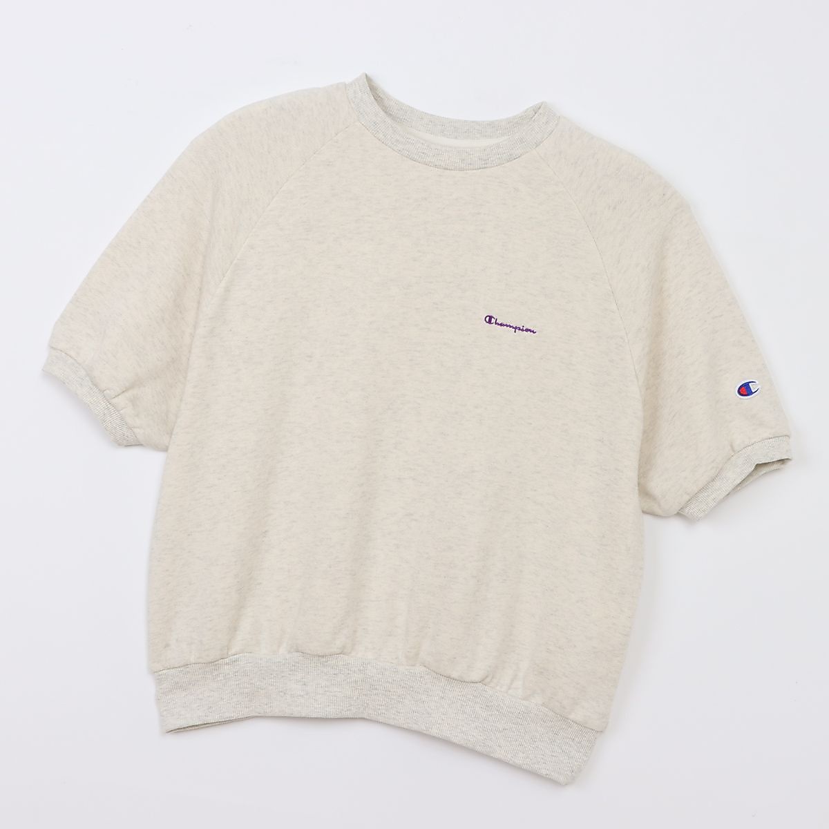 SHORT SLEEVE SWEATSHIRT